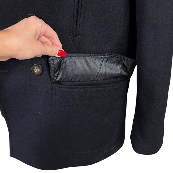 Lauren Ralph Lauren Men's Double-Breasted Quilted Lined Peacoat 40S - Picture 11 of 12